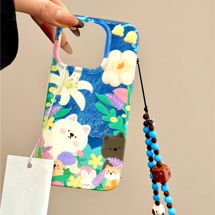 with Strap Animal Case Phone