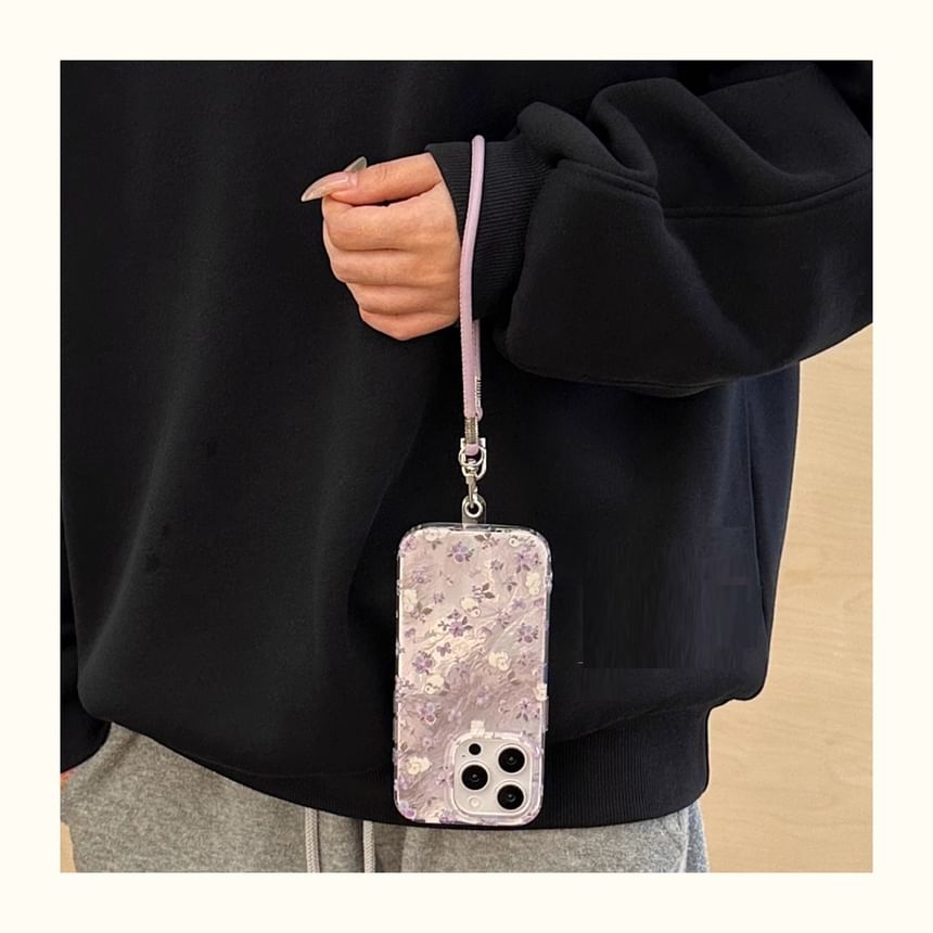 Case Floral Phone Strap with