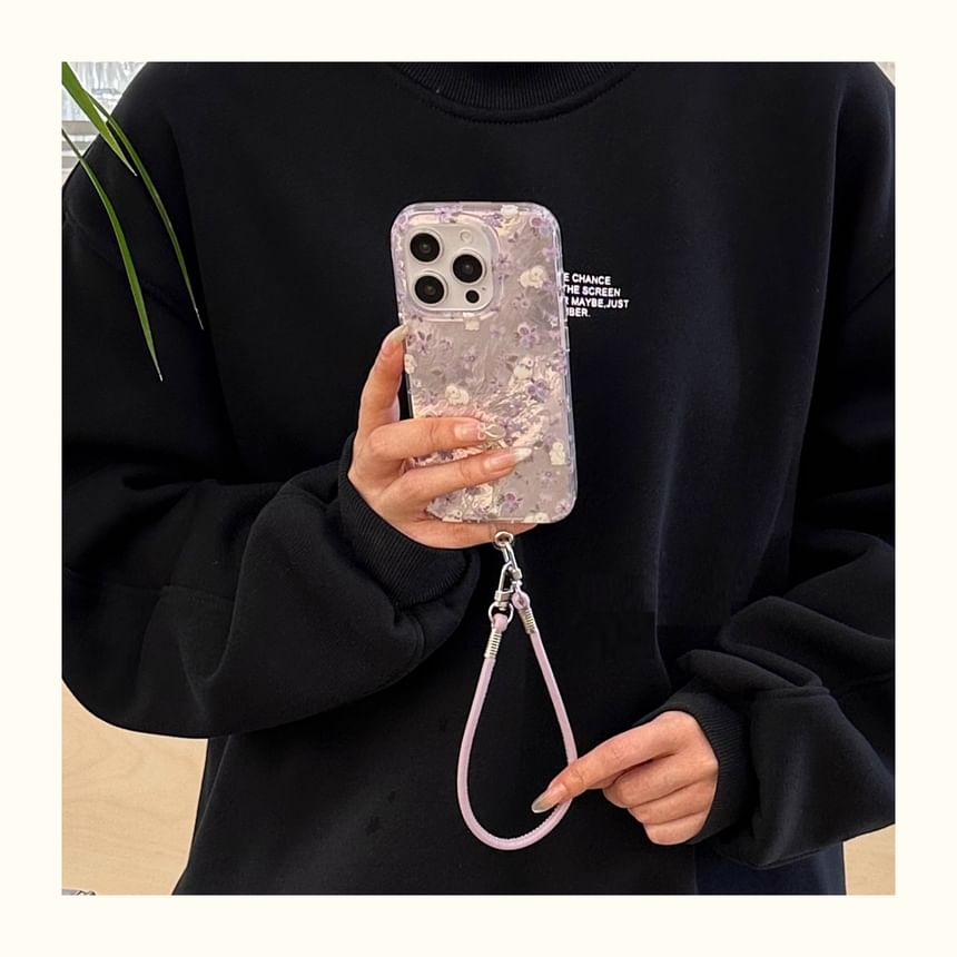 Case Floral Phone Strap with