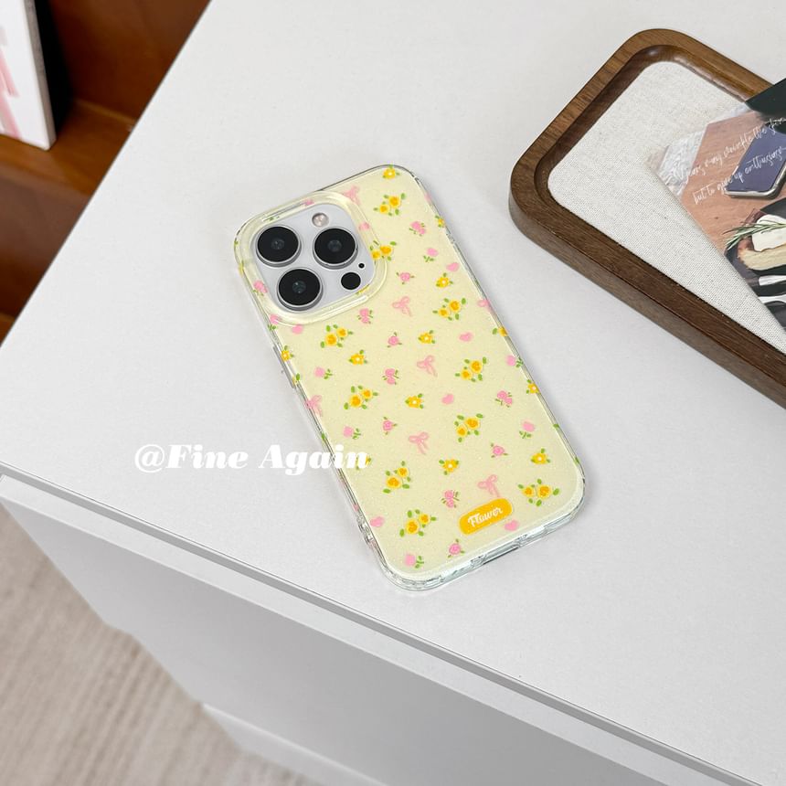 Phone Floral Strap Case with