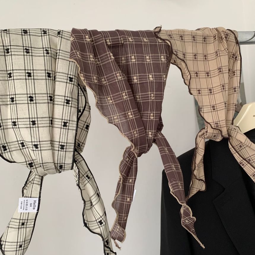Neckerchief Plaid