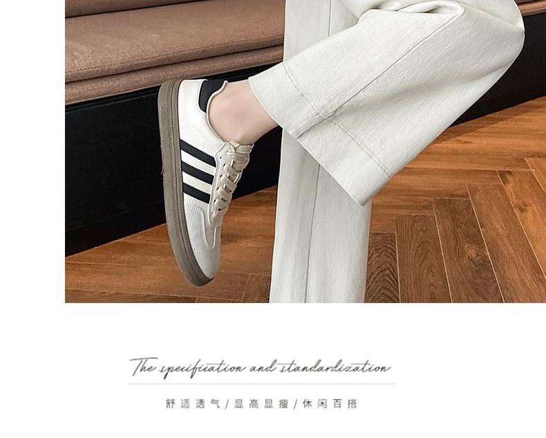 Wide Jeans Trim High Leg Contrast Rise