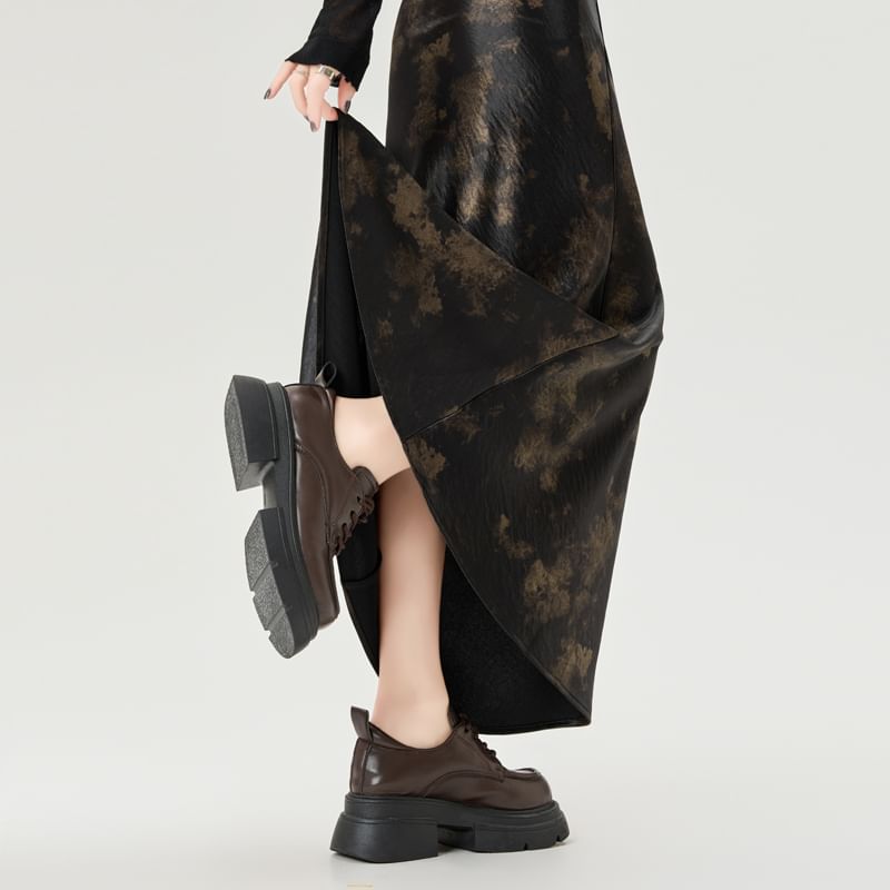 Skirt Rise Maxi Dye High Mermaid Tie