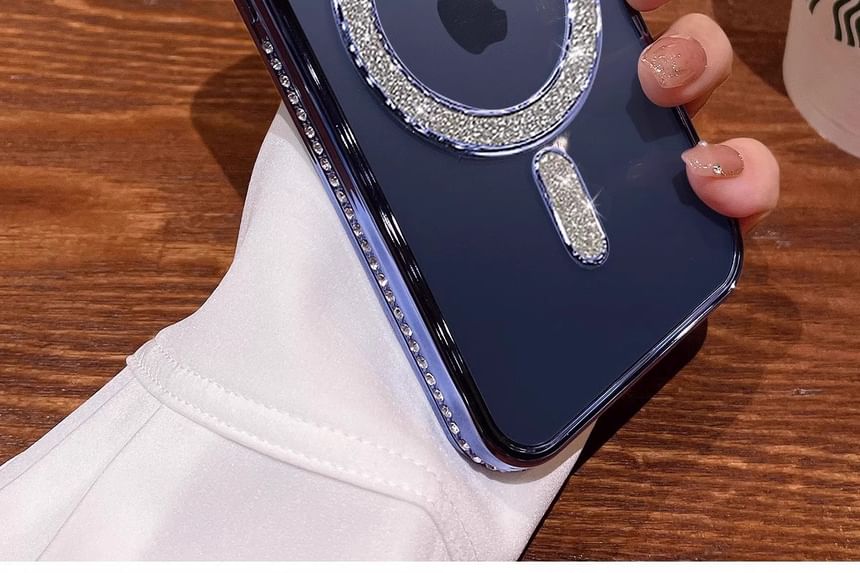 MagSafe) with Magnetic Phone Embellished (Compatible Case