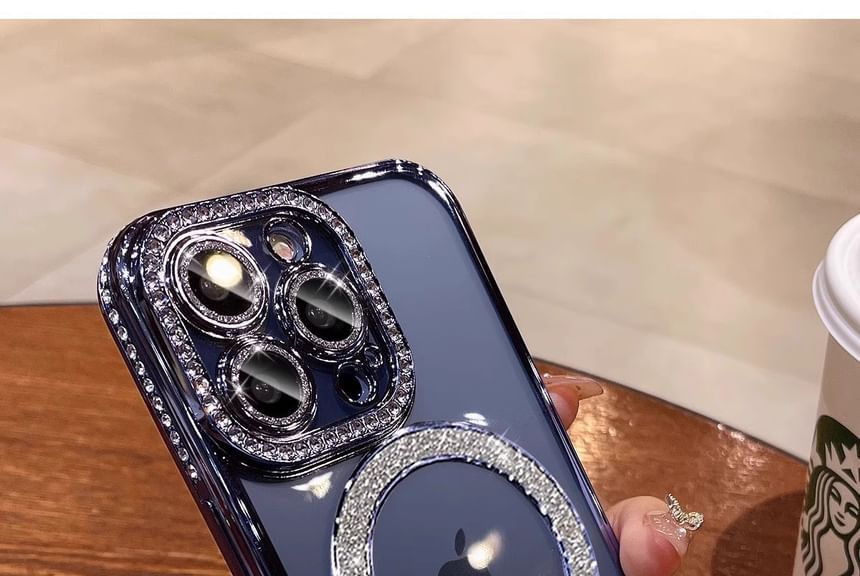 MagSafe) Phone (Compatible Magnetic with Embellished Case