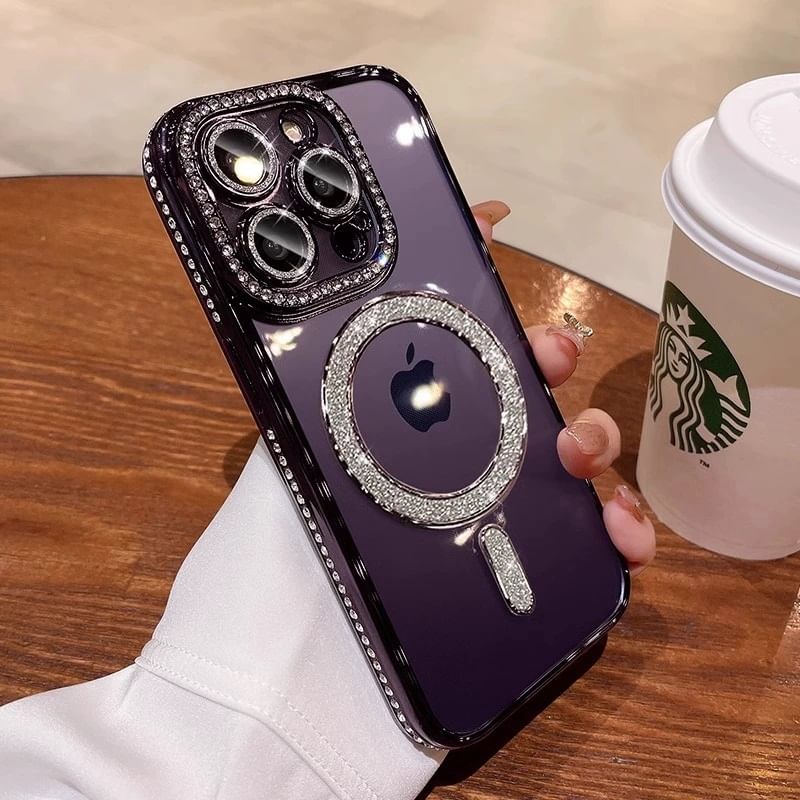 Embellished Magnetic (Compatible with Case MagSafe) Phone