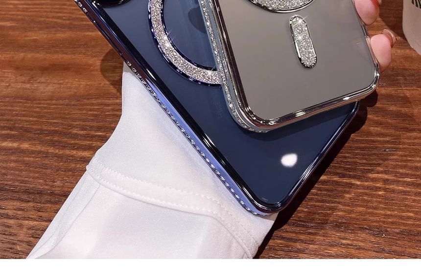 (Compatible Case MagSafe) with Magnetic Phone Embellished