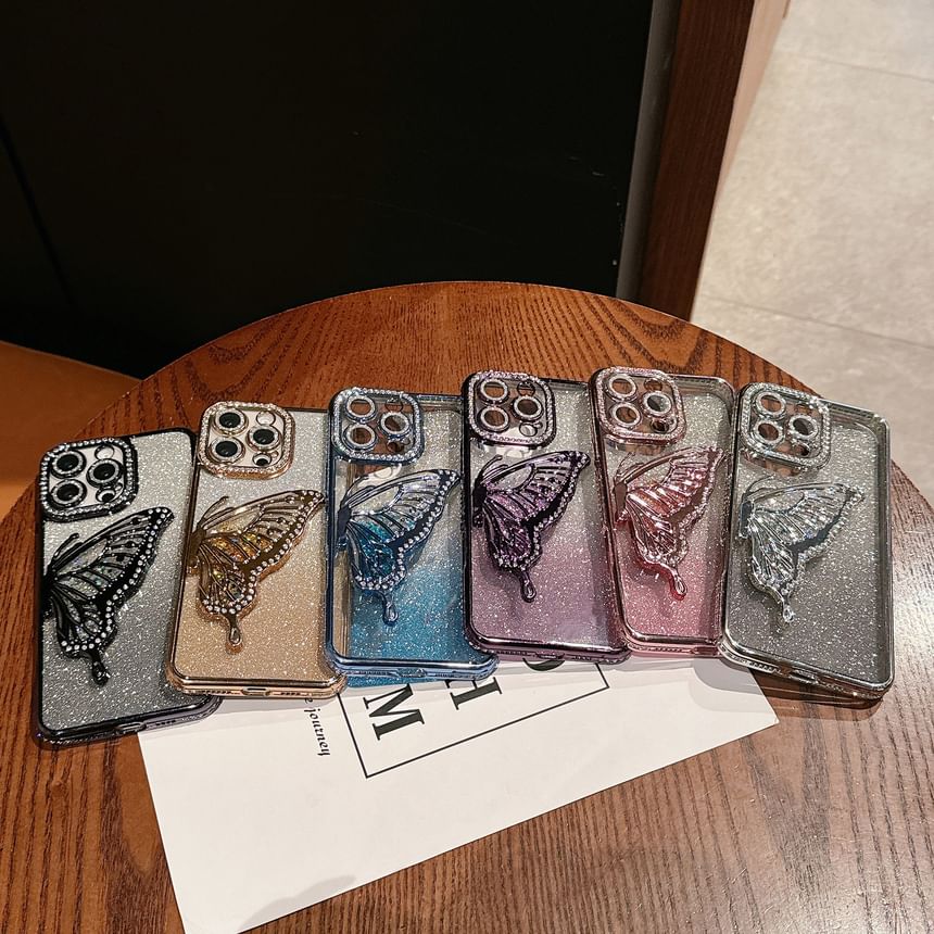 Butterfly Case Phone Stand Embellished