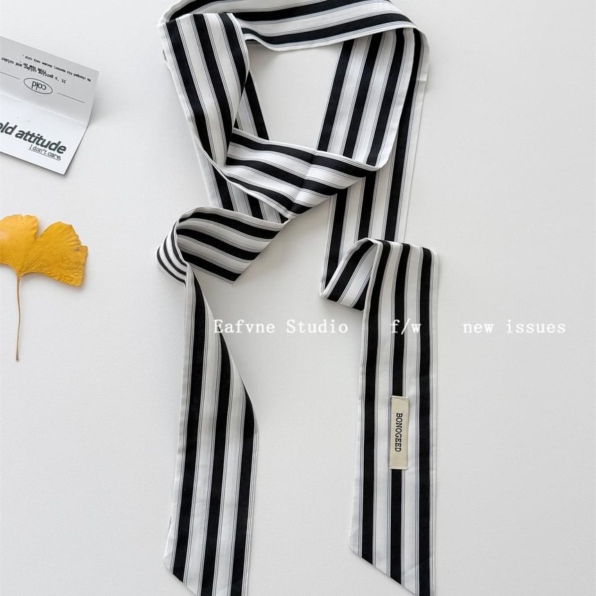 Tie Hair Scarf Patterned