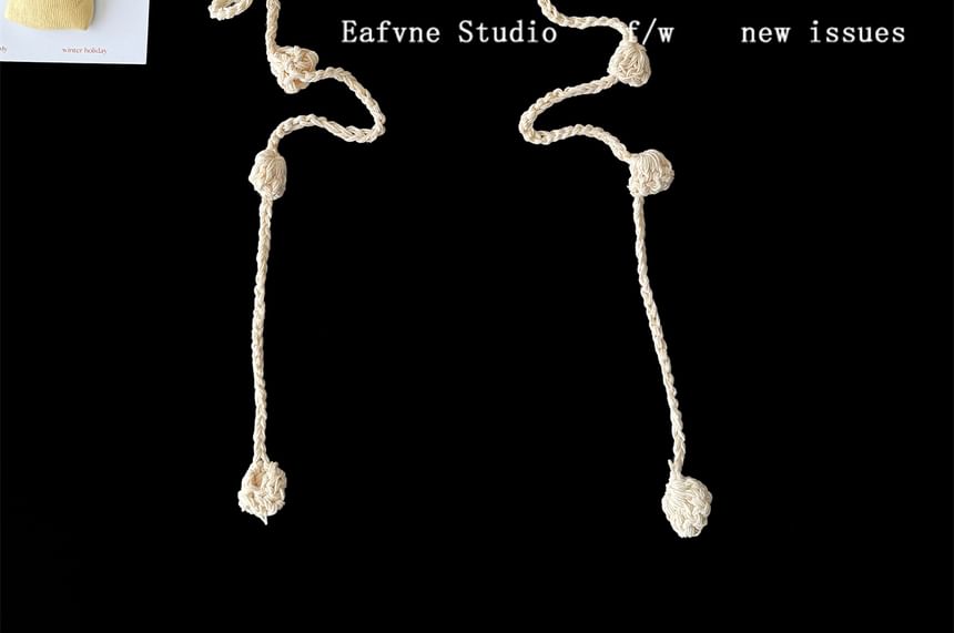 Floral Crochet Bonnet Hat Knit