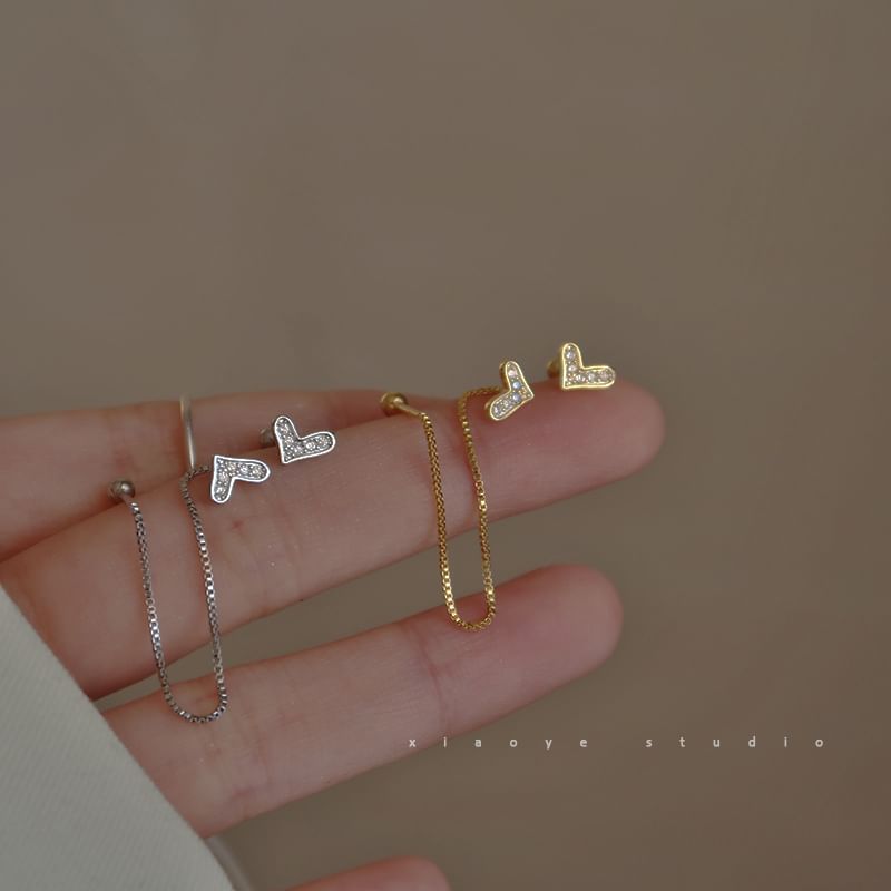 Alloy Dangle Earring Heart