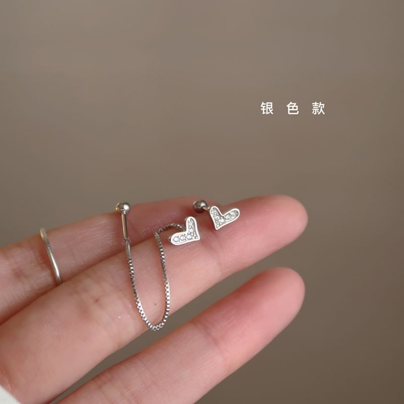 Alloy Dangle Earring Heart