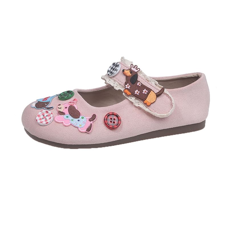 Jane Animal Mary Cartoon Shoes Applique