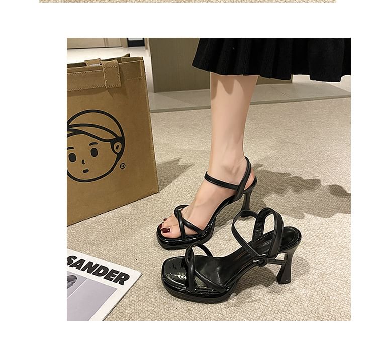 Sandals High Heel Plain
