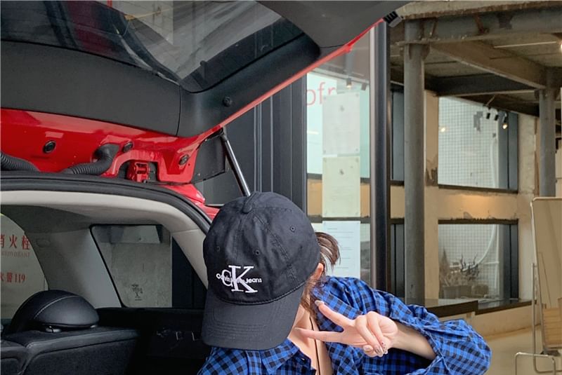 Shirt Collared Up Button Plaid Long-Sleeve