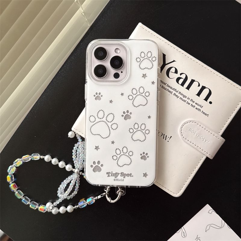 Set / Dog Case Phone Paw Strap