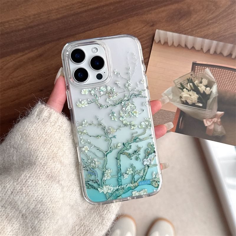 Phone Gradient Floral Case
