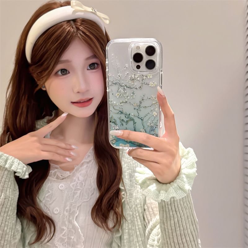 Phone Gradient Floral Case