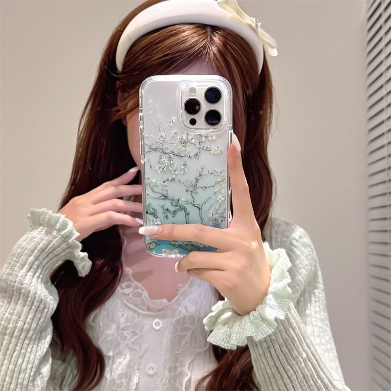 Phone Gradient Floral Case