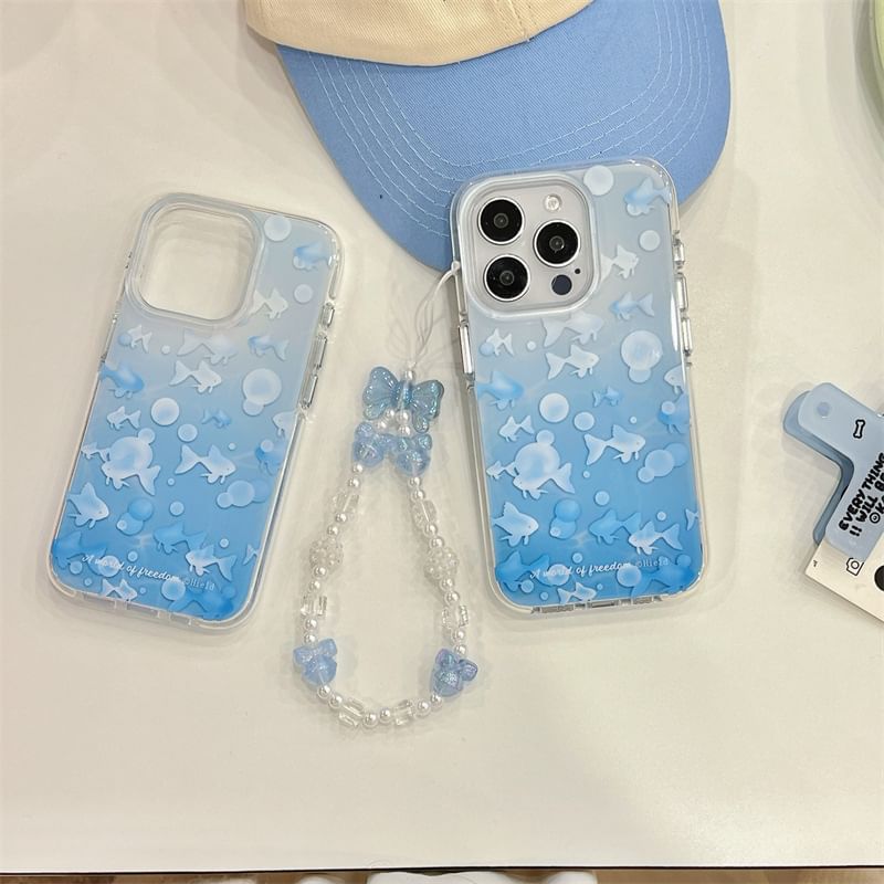 / Strap Case Set Phone Fish