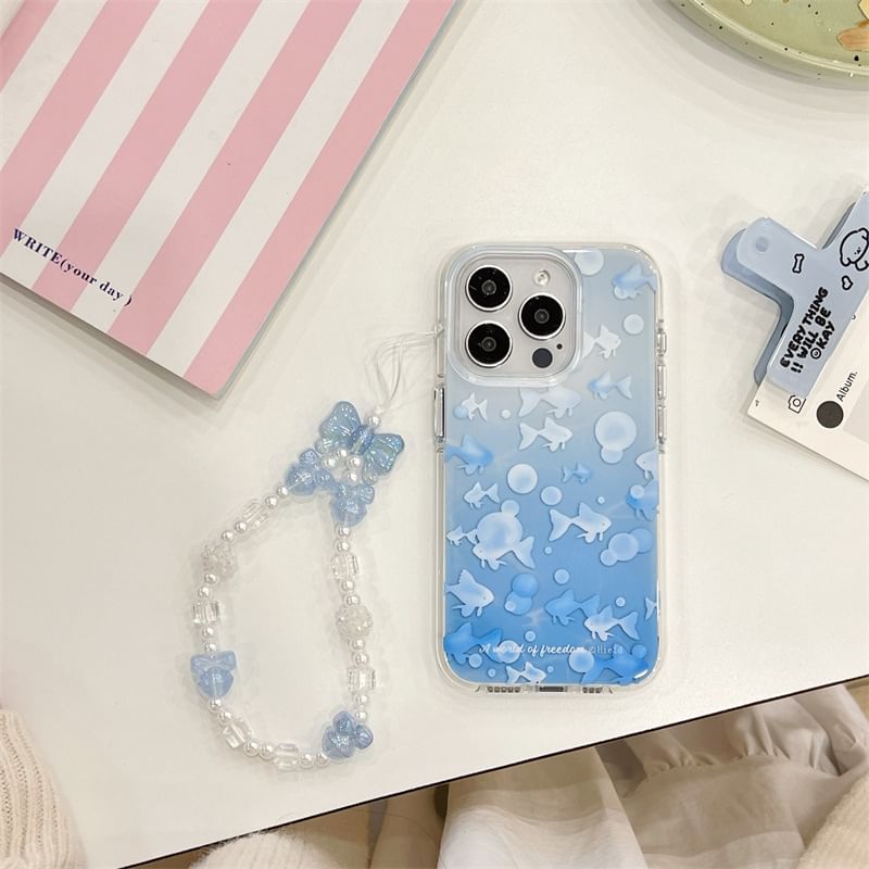 / Strap Case Set Phone Fish