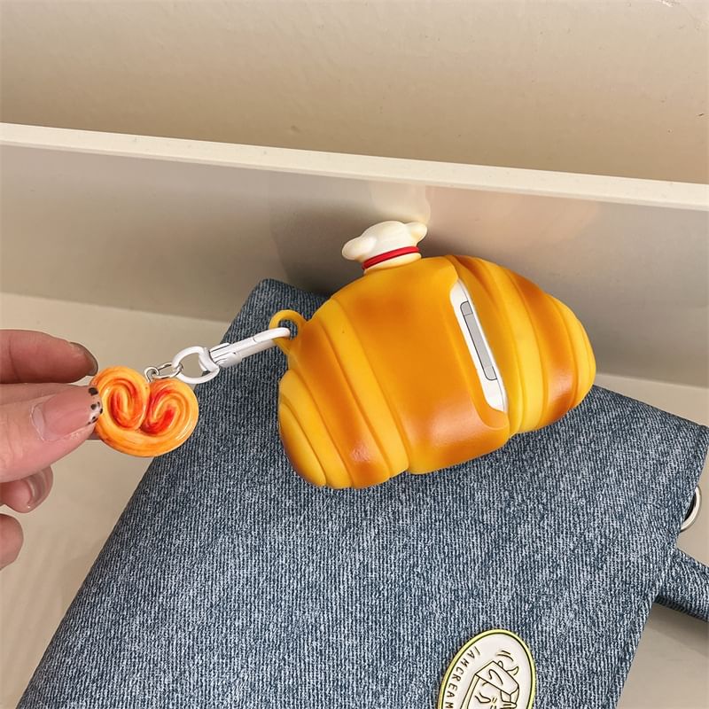 AirPods Set / Pro Case Skin Croissant Earphone Charm