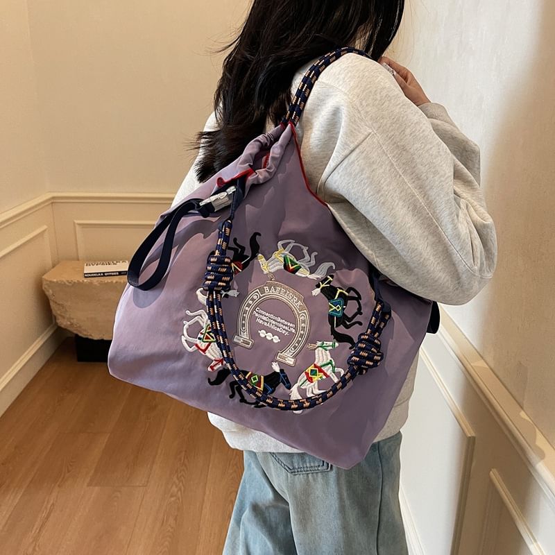 Crossbody Horse Bag Embroidered