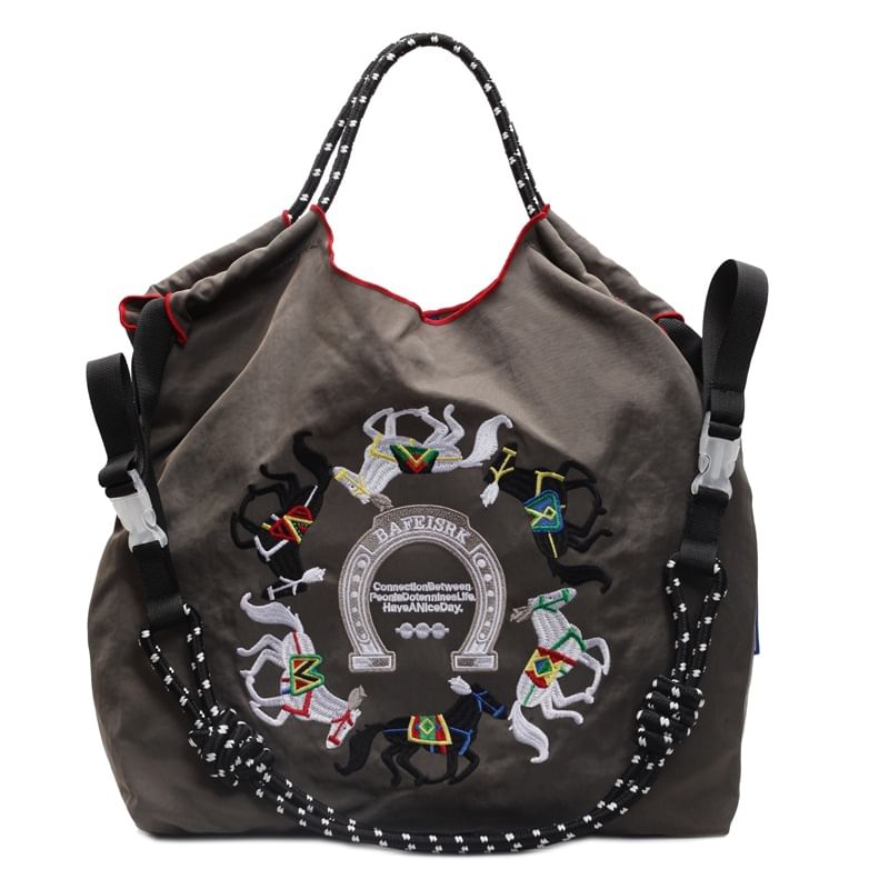 Crossbody Horse Bag Embroidered