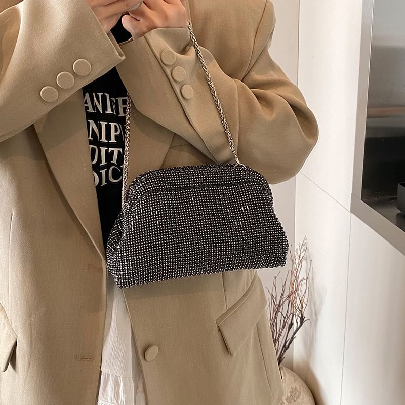 Bag Crossbody Rhinestone Chain