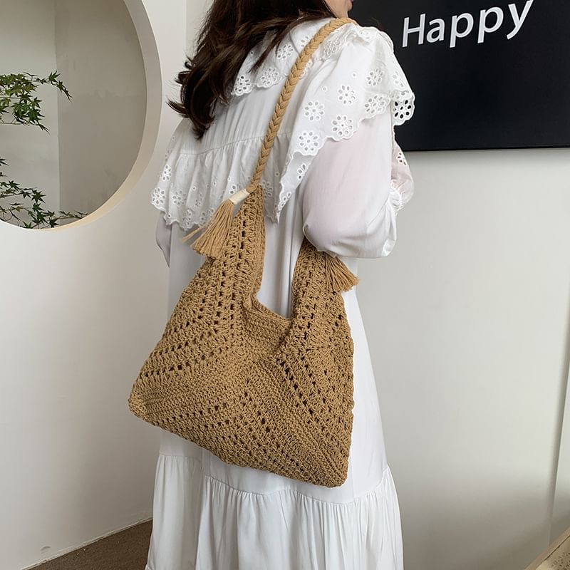 Tote Crochet Lace Bag