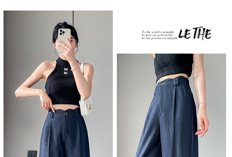 Leg Rise Wide (Various Jeans High Designs)