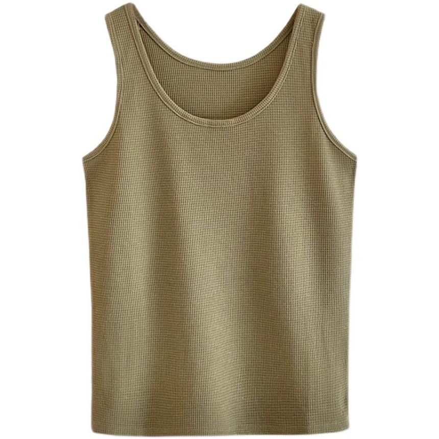 Neck Tank Plain Top Scoop