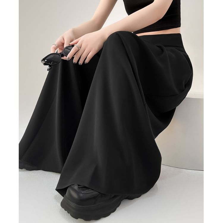 Pants Wide Dress Leg (Various High Designs) Plain Waist