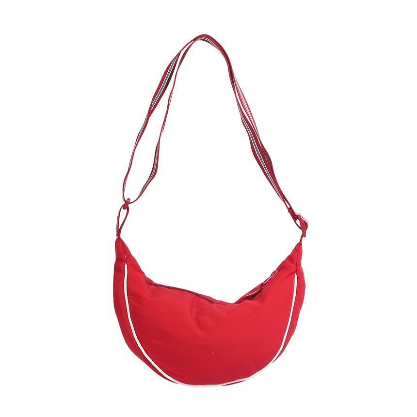 Striped Strap Bag Trim Crossbody Contrast