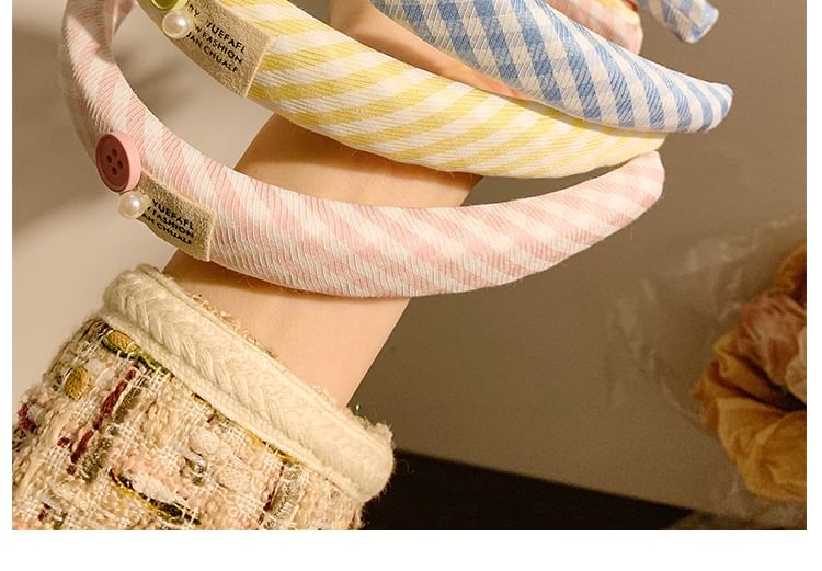 Thick Headband Striped