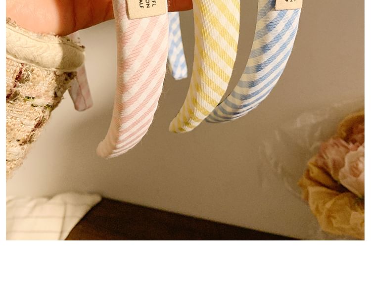 Thick Headband Striped