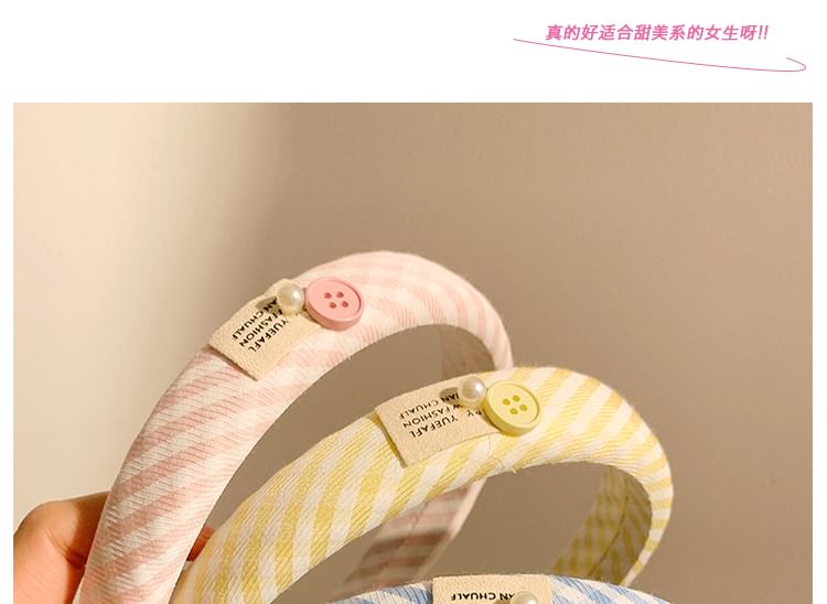 Thick Headband Striped