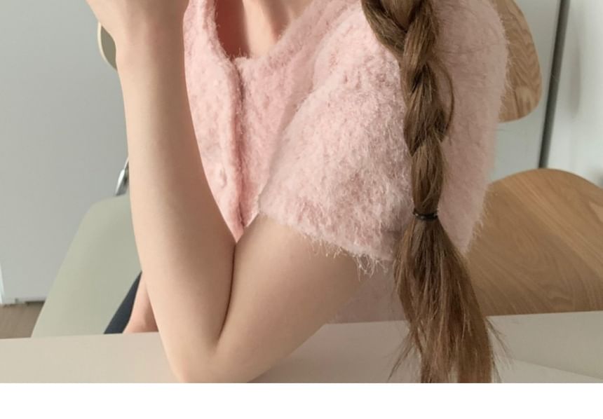 Padded Plaid Scrunchie