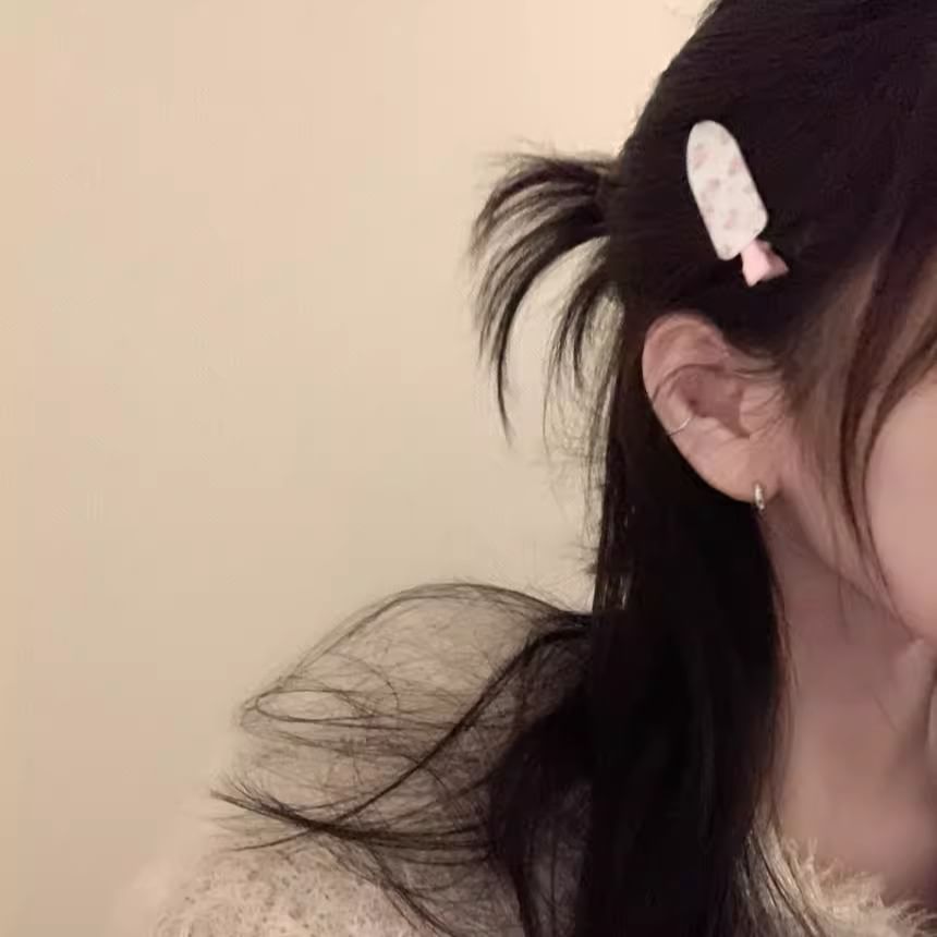 Hair Set Acrylic Clip Patterned 2: of