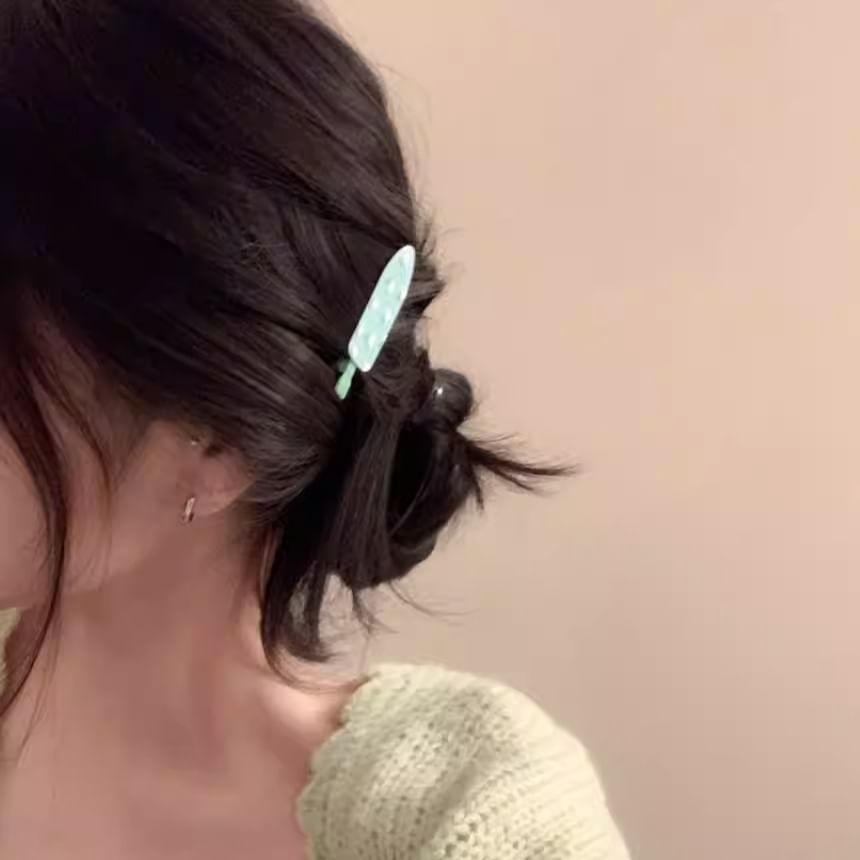 Hair Set Acrylic Clip Patterned 2: of