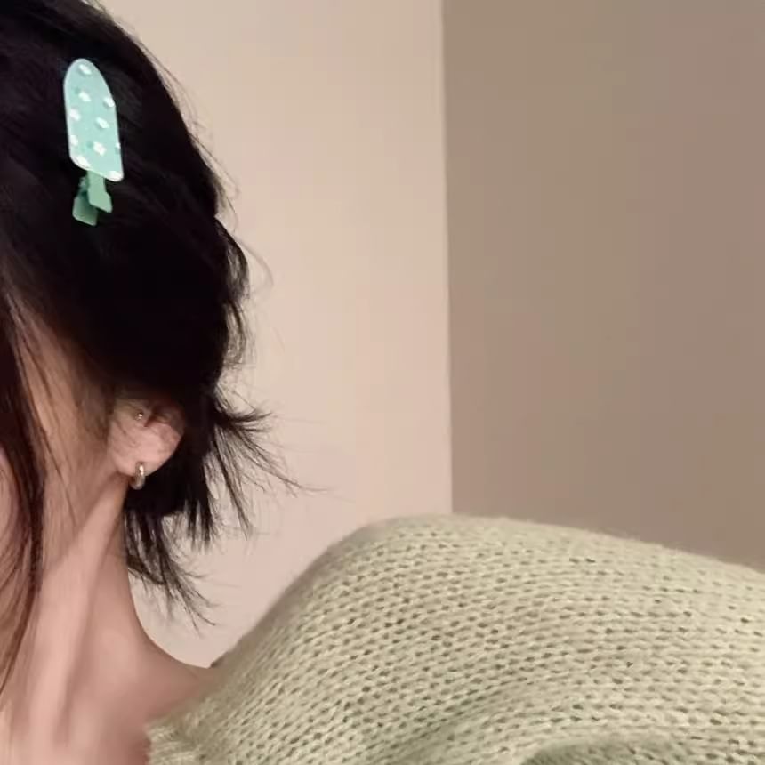 Hair Set Acrylic Clip Patterned 2: of