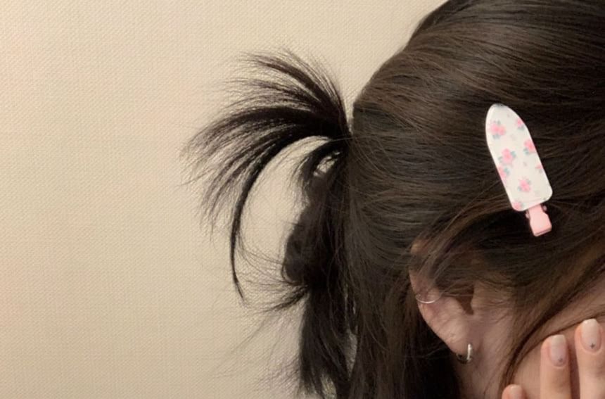 Hair Set Acrylic Clip Patterned 2: of