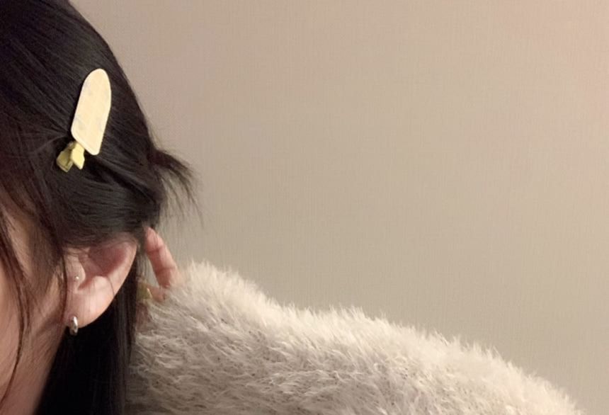 Hair Set Acrylic Clip Patterned 2: of