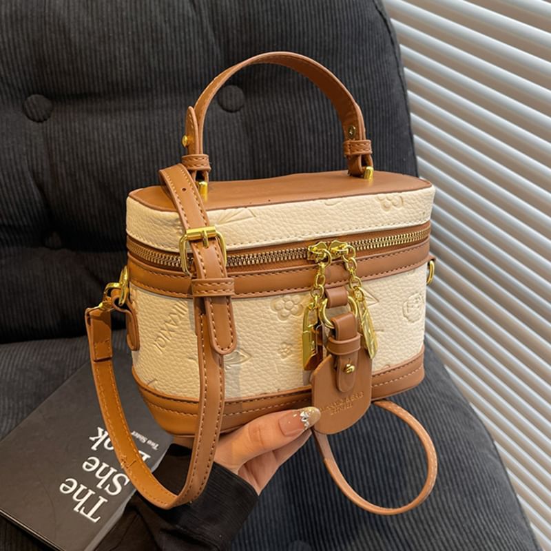 Bag Faux Crossbody Cartoon Print Leather