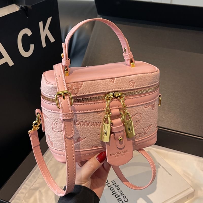 Bag Faux Crossbody Cartoon Print Leather