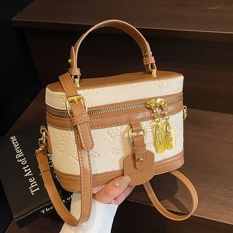 Bag Faux Crossbody Cartoon Print Leather