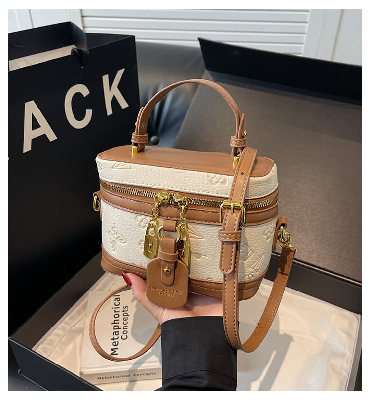 Bag Faux Crossbody Cartoon Print Leather