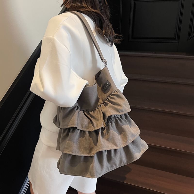 Bag Ruffle Plain Tote