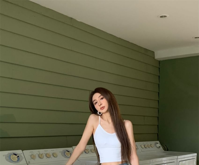 High Flared Jeans Waist Washed