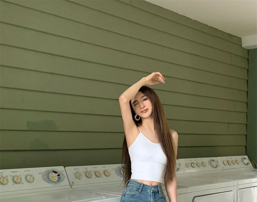 High Flared Jeans Waist Washed